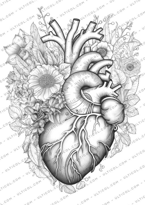 Floral Anatomy Coloring