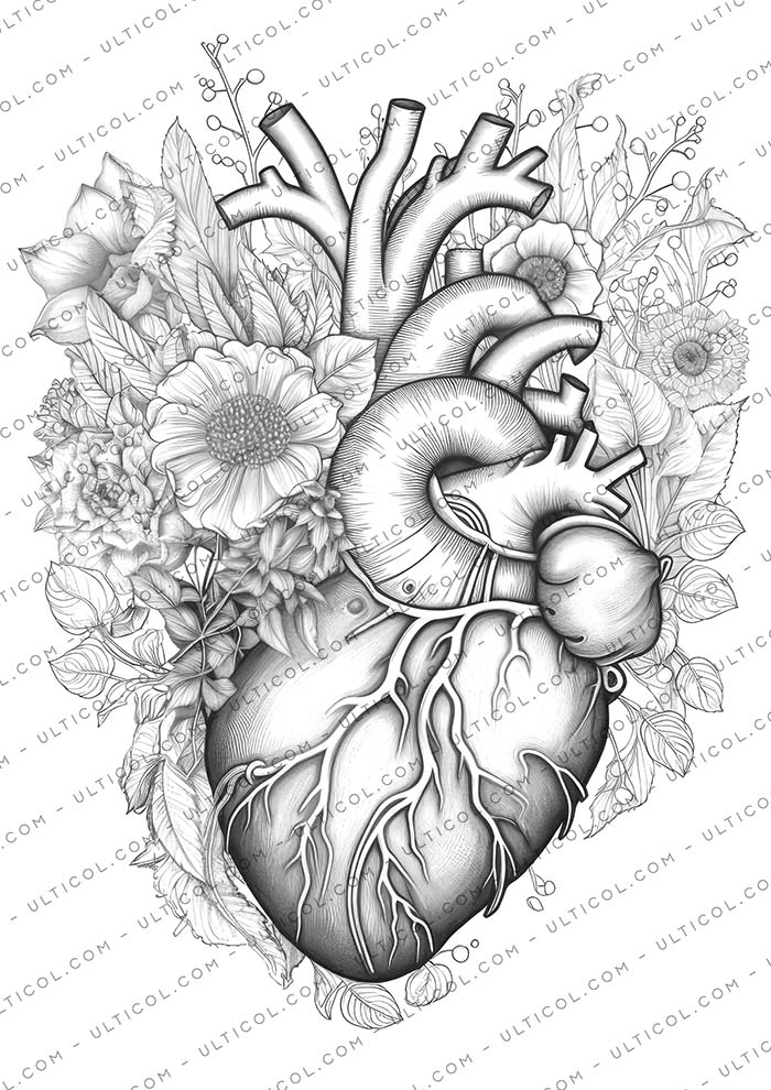 Floral Anatomy Coloring