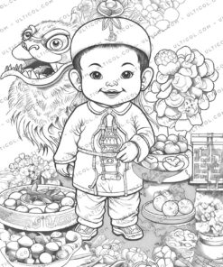 Chinese New Year Coloring