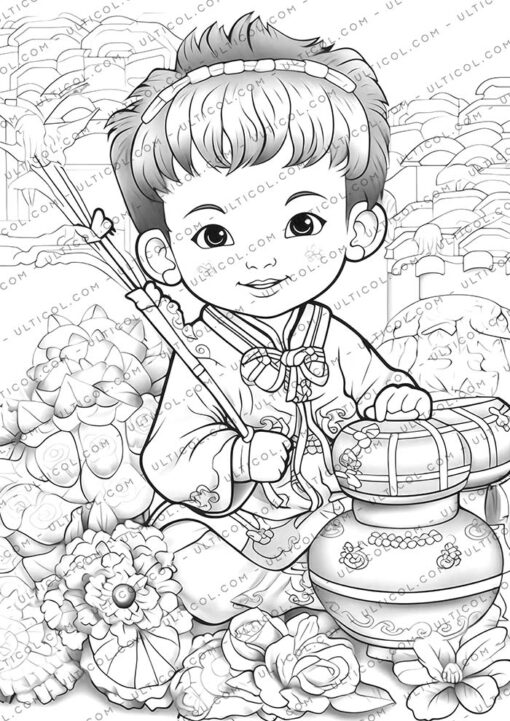 Chinese New Year Coloring