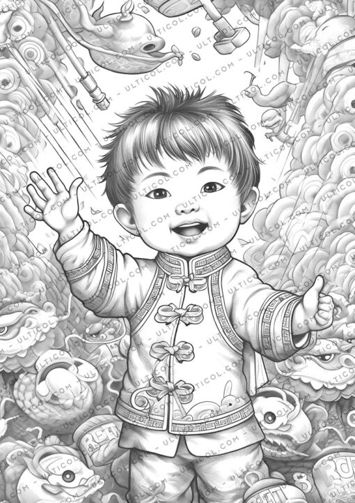 Chinese New Year Coloring