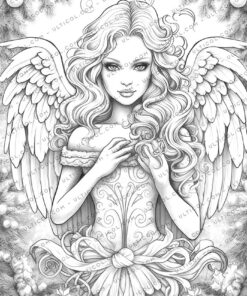 Christmas Angel Coloring