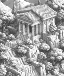 Roman Architecture Coloring