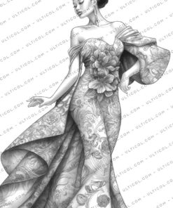 Afro Models Coloring