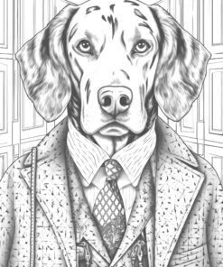 Fashion Dogs Coloring