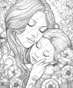 Mothers Day Coloring