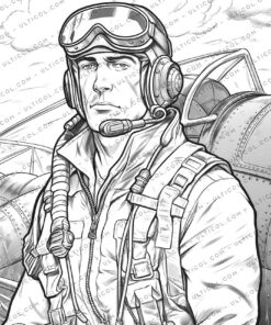 Pilot Coloring Pages