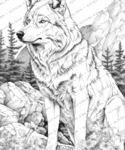 The Wild Wolf Coloring