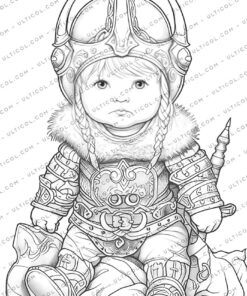 Viking Children Coloring