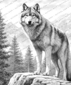 The Wild Wolf Coloring