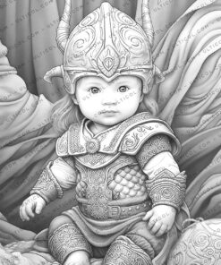 Viking Children Coloring