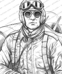 Pilot Coloring Pages