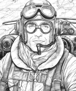 Pilot Coloring Pages