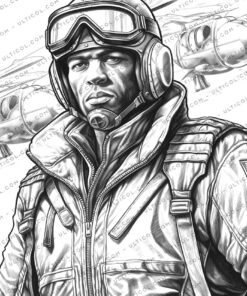 Pilot Coloring Pages