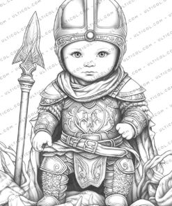 Viking Children Coloring