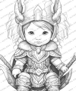 Viking Children Coloring