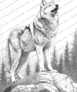 The Wild Wolf Coloring