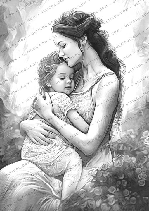 Happy Mother's Day Coloring