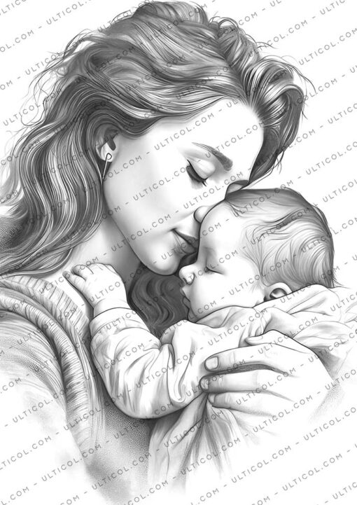 Happy Mother's Day Coloring