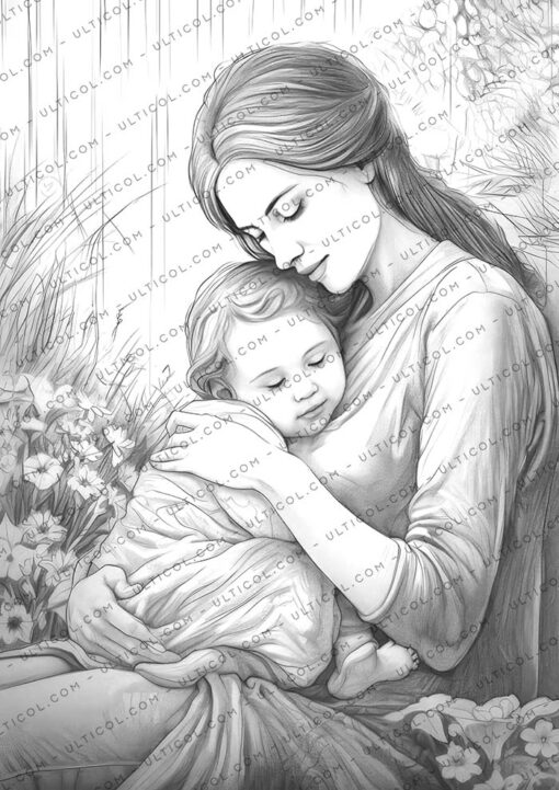 Happy Mother's Day Coloring