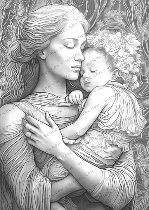 Happy Mother's Day Coloring
