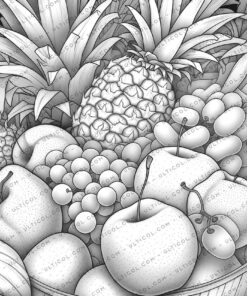 Fruit Paradise Coloring