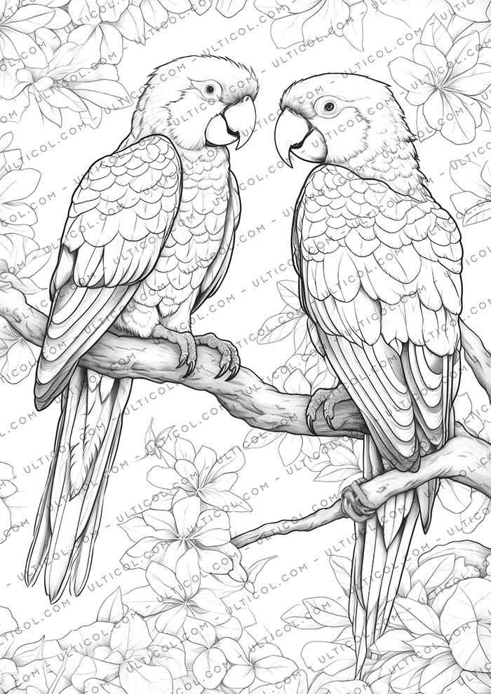 Parrot Coloring