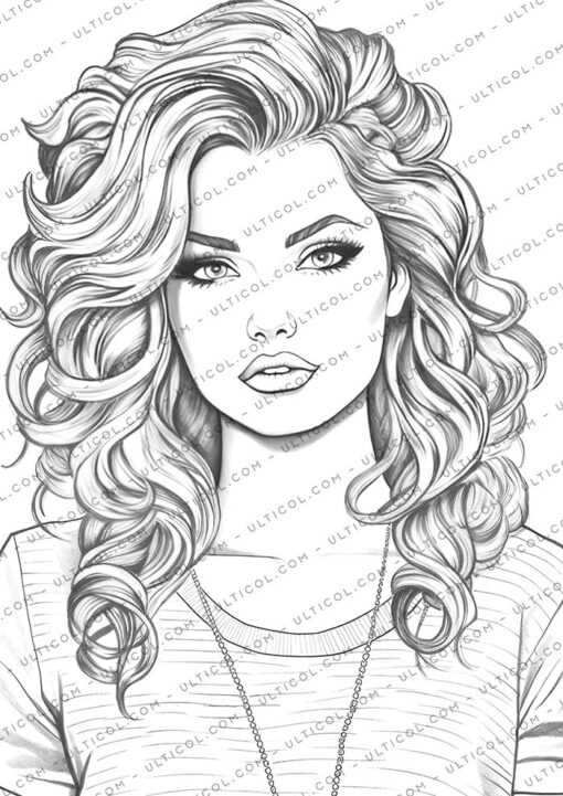 Hairstyles Coloring