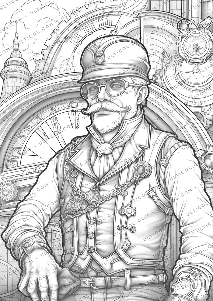 Steampunk Coloring