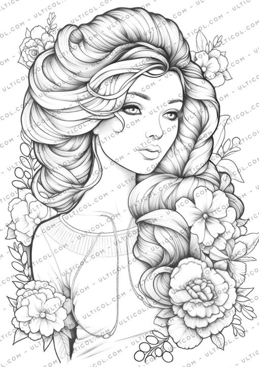 Hairstyles Coloring