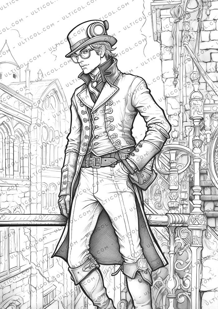 Steampunk Coloring