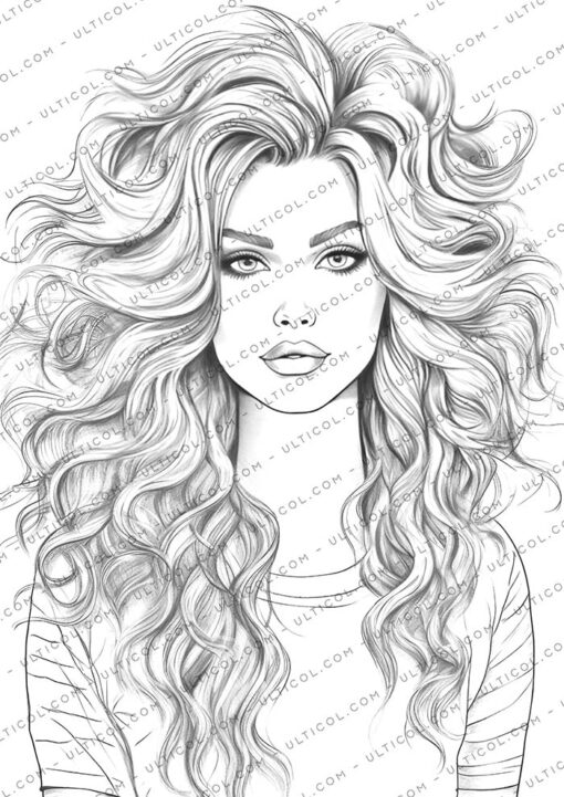 Hairstyles Coloring