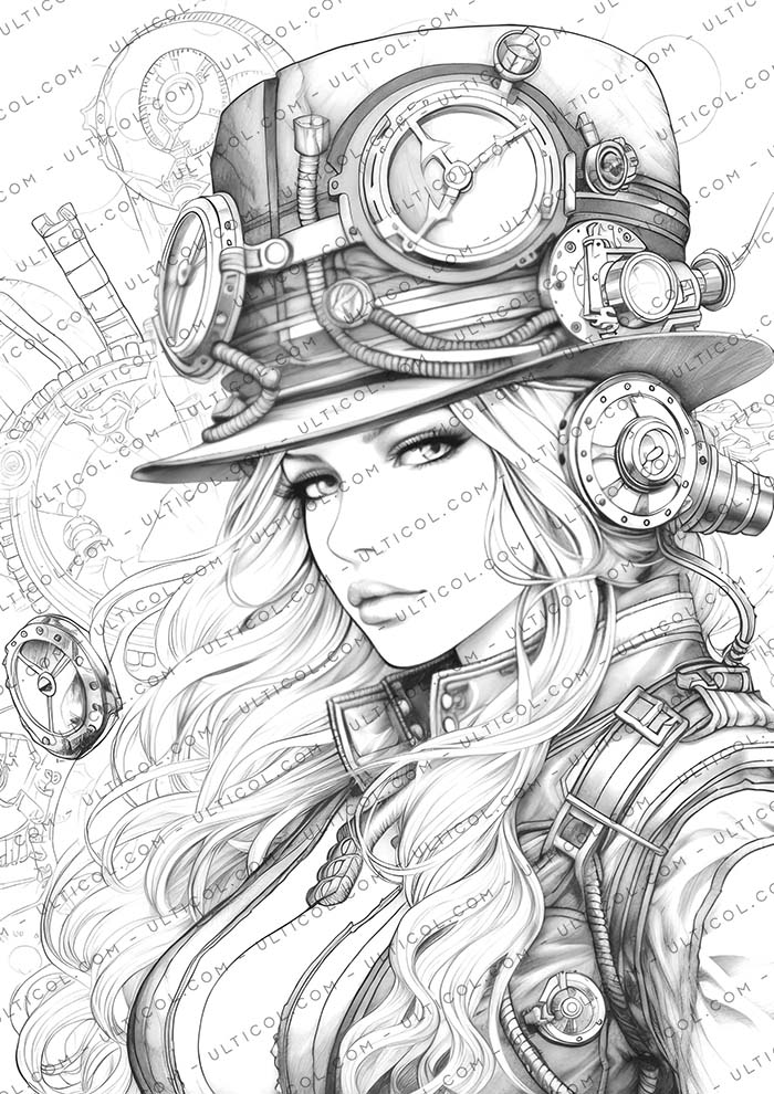 Steampunk Coloring