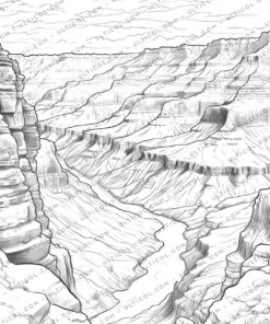 Grand Canyon Coloring