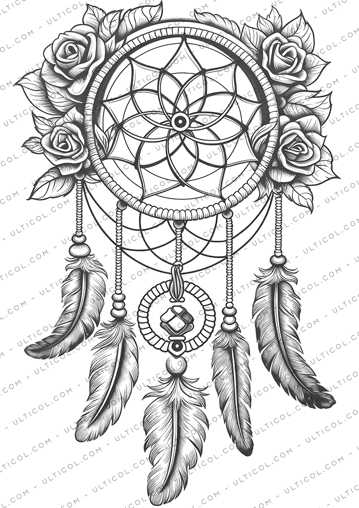 Dreamcatcher Coloring