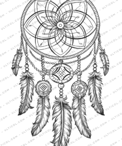 Dreamcatcher Coloring