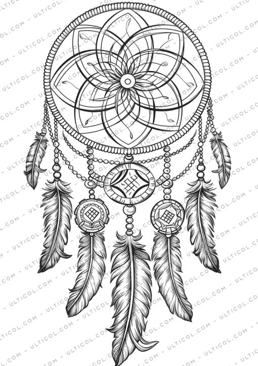 Dreamcatcher Coloring