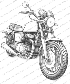 Motorcycle Coloring
