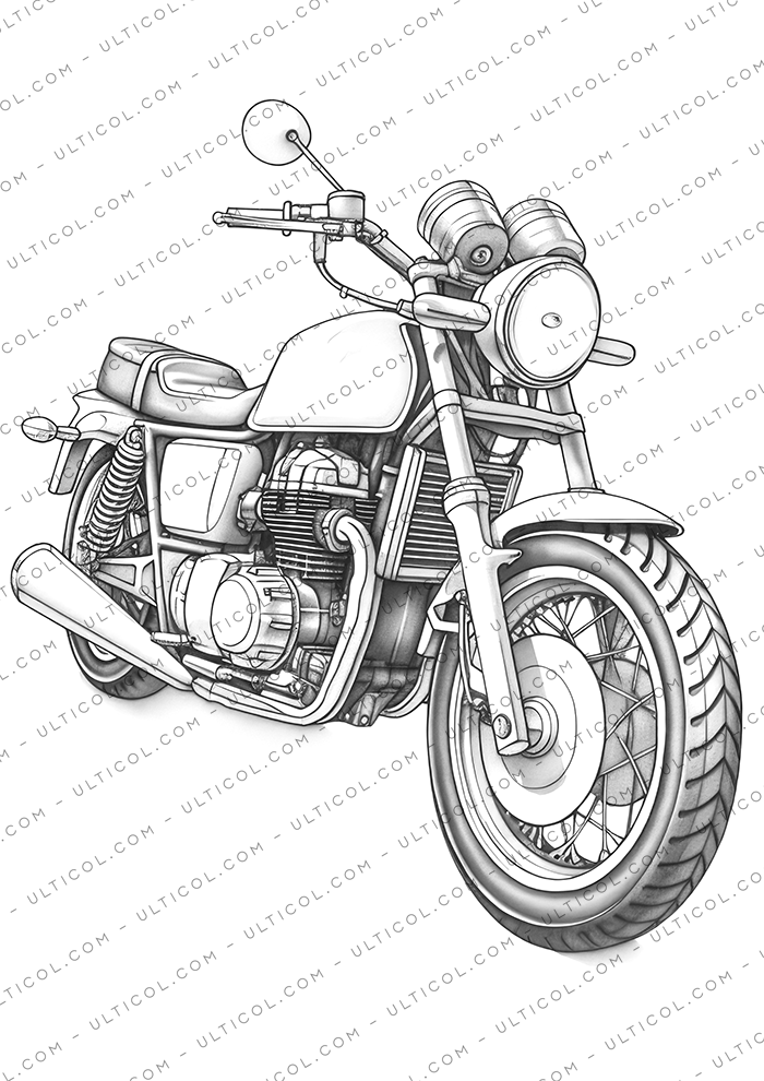 Motorcycle Coloring