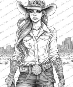 CowGirl Coloring