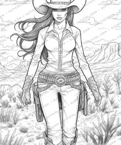 CowGirl Coloring