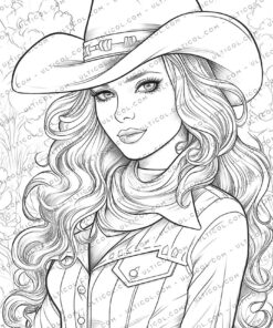 CowGirl Coloring