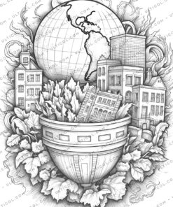 Earth day Coloring