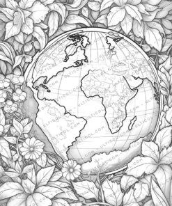 Earth day Coloring