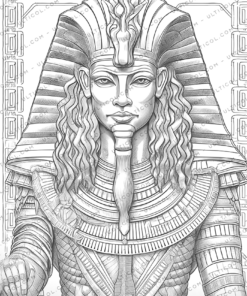 Egyptian Gods Coloring Book
