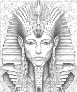 Egyptian Gods Coloring Book