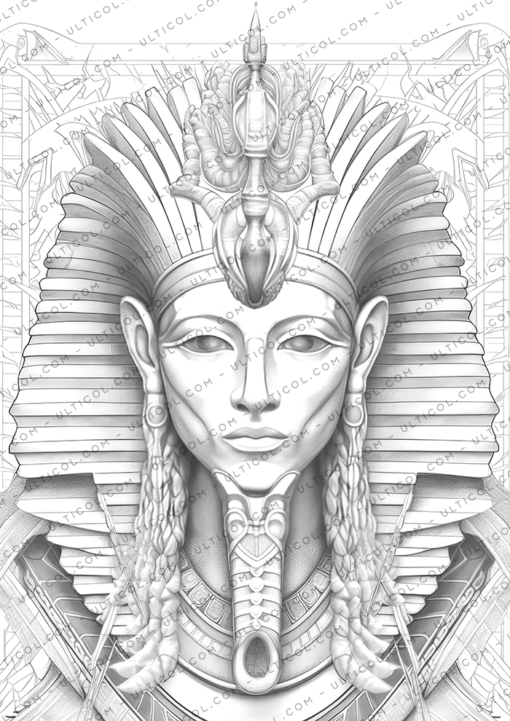 Egyptian Gods Coloring Book