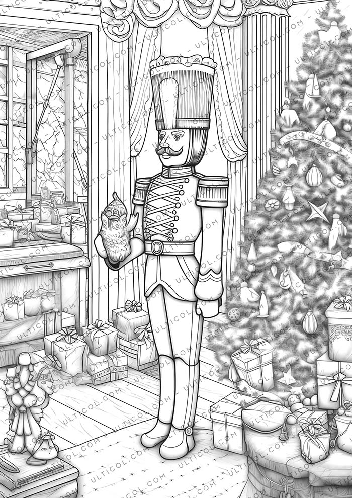 Christmas Nutcracker Coloring