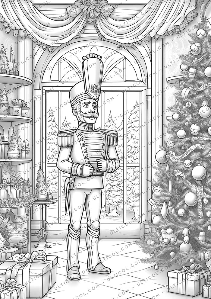 Christmas Nutcracker Coloring