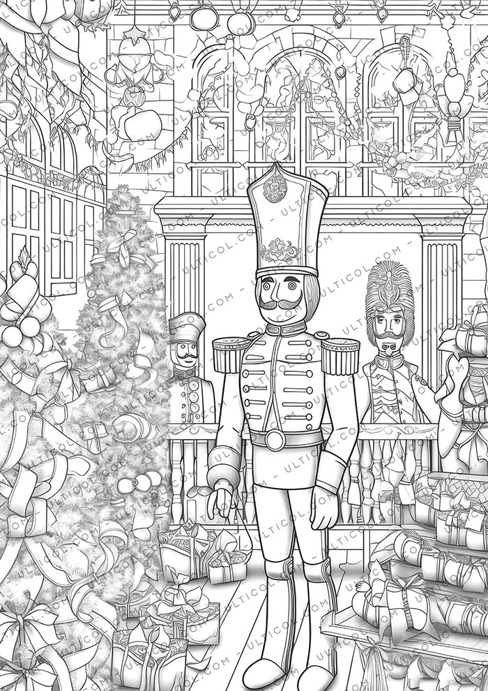 Christmas Nutcracker Coloring